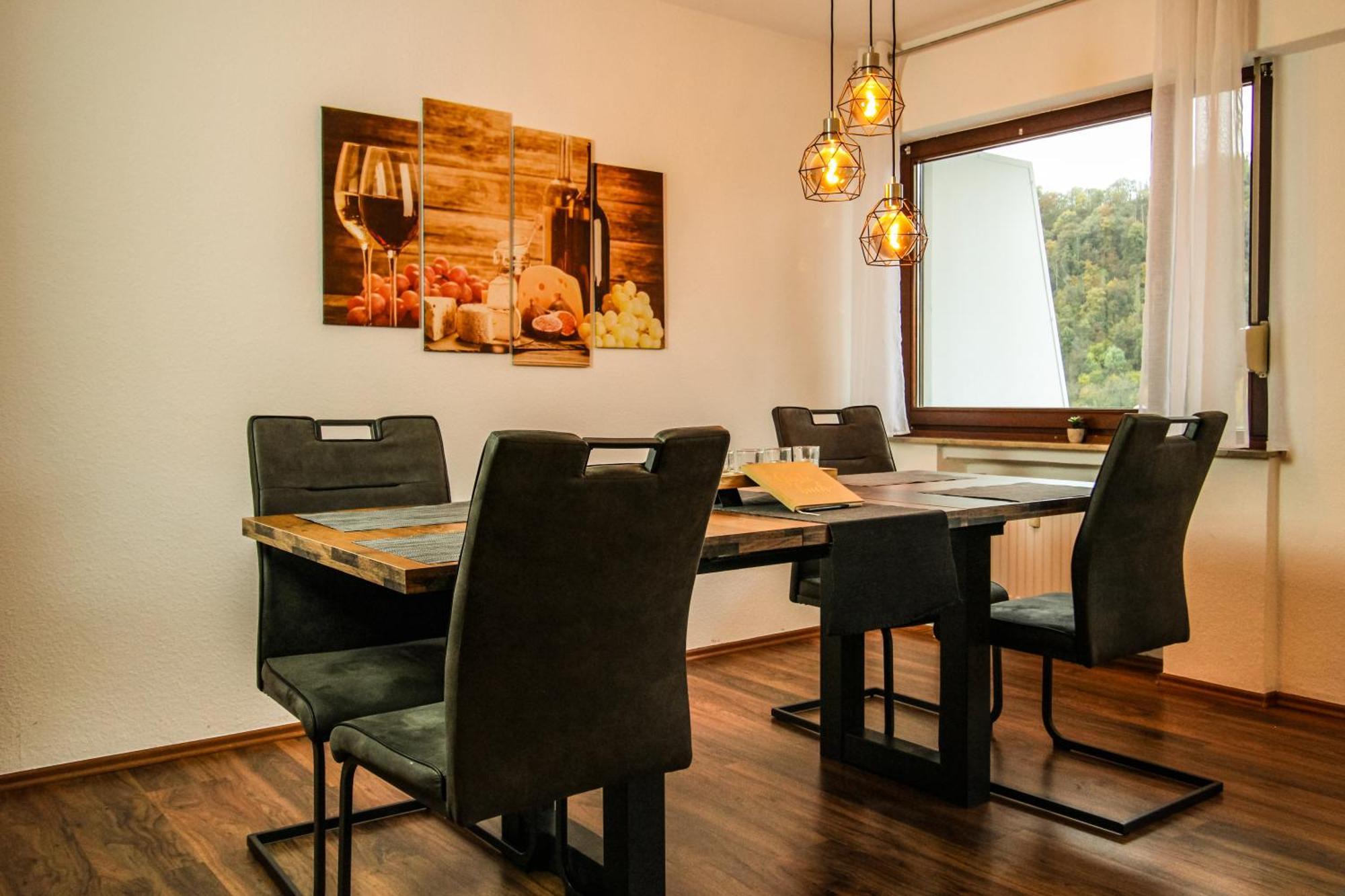 Moderne Fewo Sky Netflix Terrasse Burgblick Boxspringbett Waschtrockner Булай Екстериор снимка