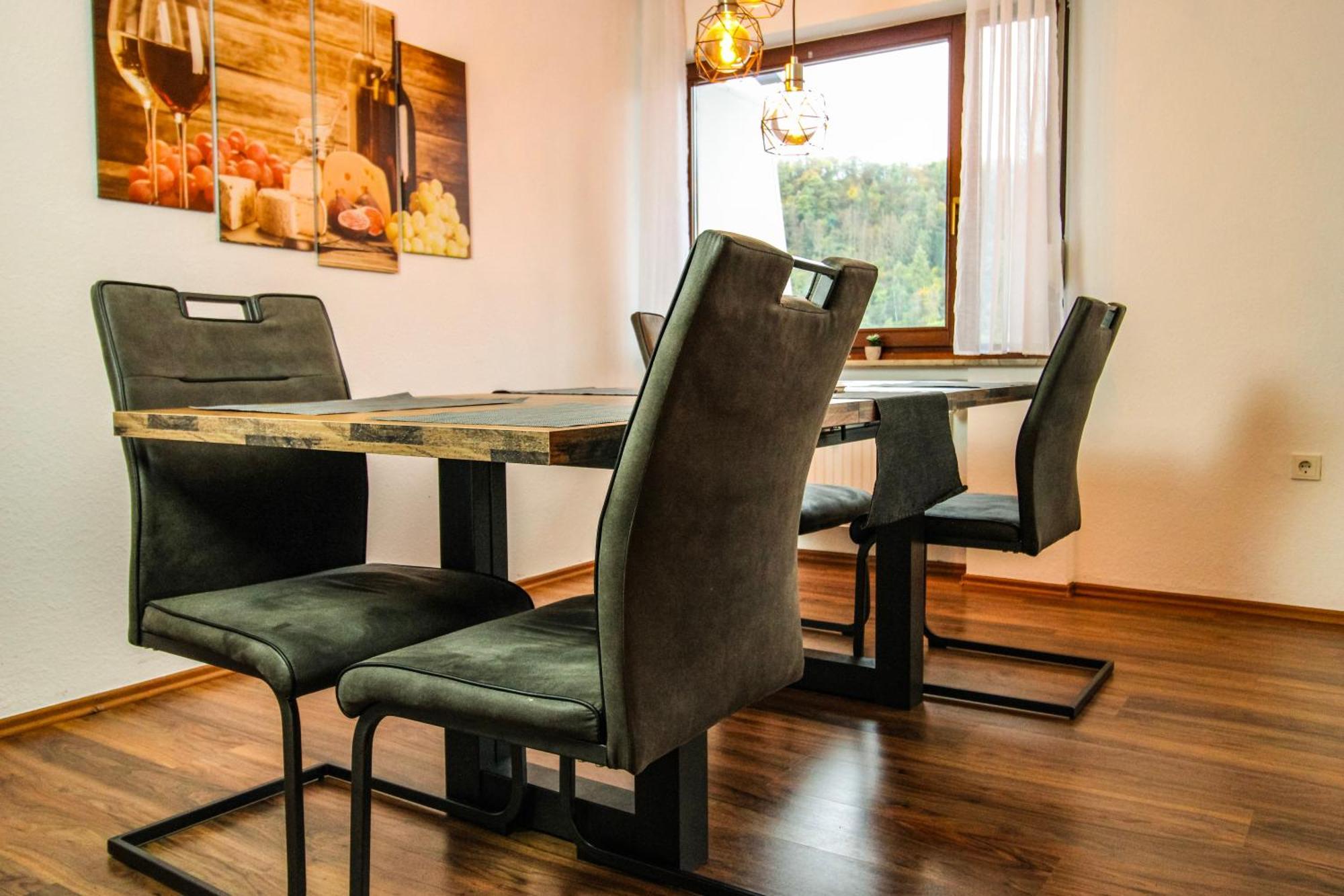 Moderne Fewo Sky Netflix Terrasse Burgblick Boxspringbett Waschtrockner Булай Екстериор снимка